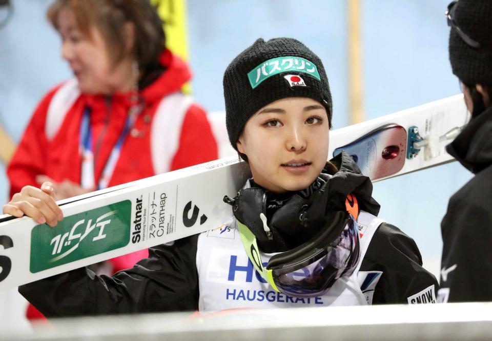 　ジャンプ女子個人で６位に終わった高梨沙羅（共同）