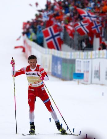 ノルウェーが１０連覇 世界ノルディック