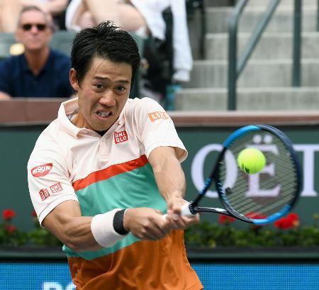 ＢＮＰパリバ、錦織が３回戦進出 男子シングルス