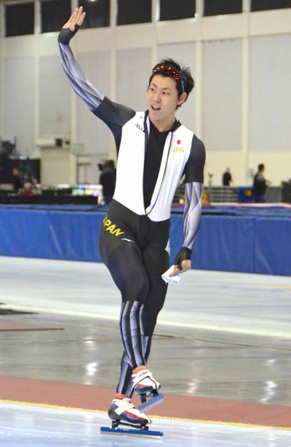 スピードスケート・新浜立也が日本記録を大幅に更新　男子５００メートルで