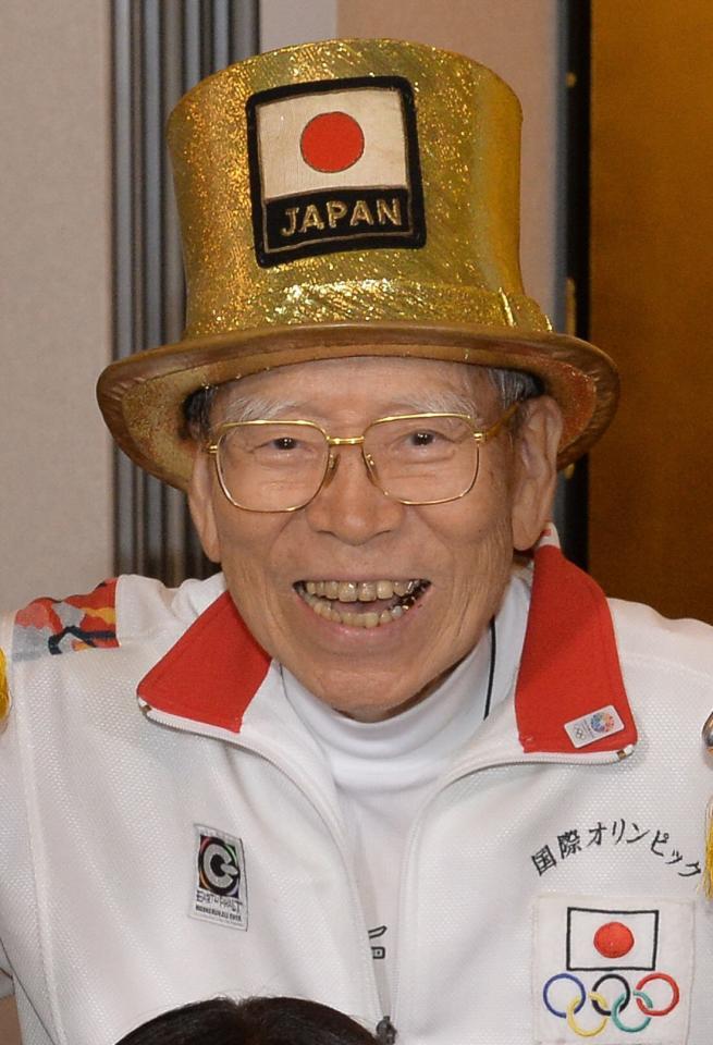 五輪おじさんこと山田直稔さん＝２０１３年撮影