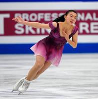 女子ＳＰに登場した坂本花織（撮影・堀内翔）