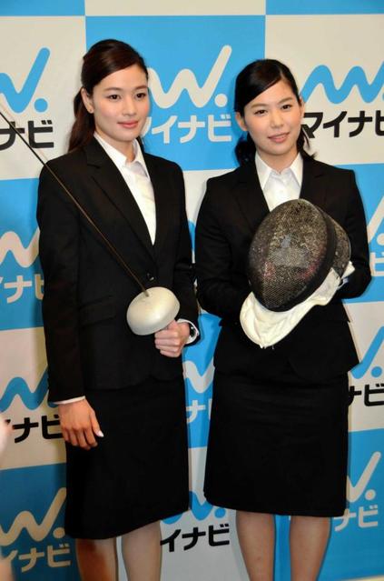 女子フェンシング・宮脇花綸、新元号の五輪で一花咲かせる　マイナビ入社式に出席