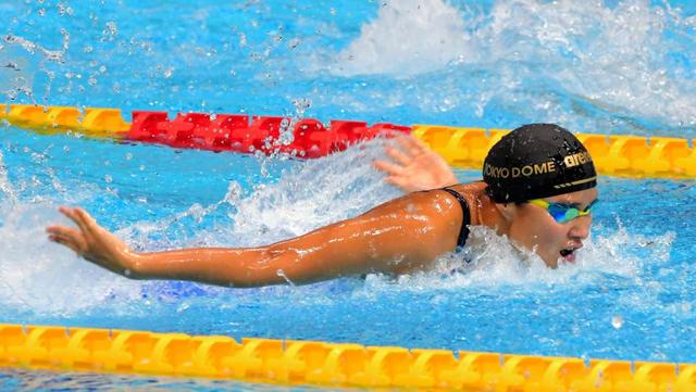 牧野紘子が女子１００ｍバタで優勝、リレーの派遣標準は破る