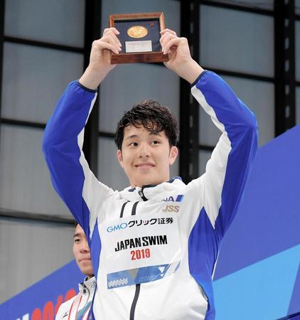 男子４００ｍ個人メドレーで優勝した瀬戸大也＝東京辰巳国際水泳場（撮影・中田匡峻）