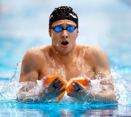 競泳の日本代表が合宿公開、東京 主将に瀬戸、大橋