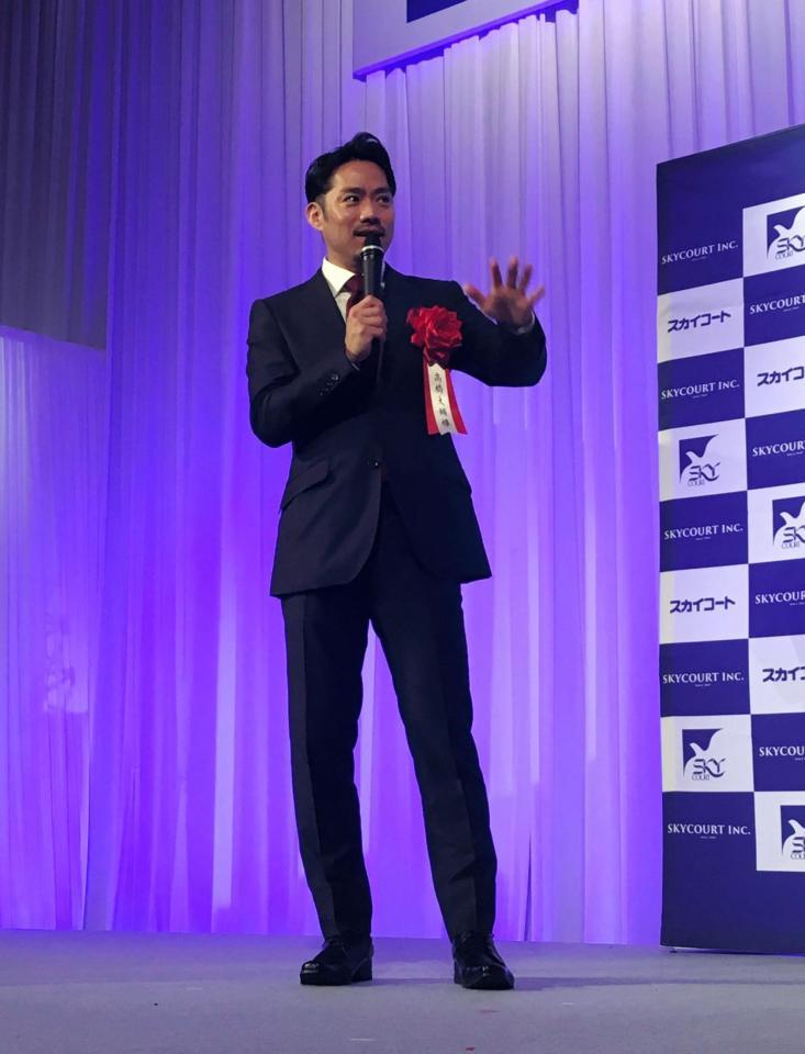 　トークショーで語る高橋大輔