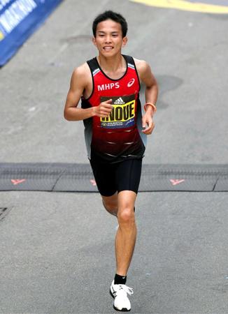 　２時間１１分５３秒で１２位だった井上大仁（ＡＰ＝共同）