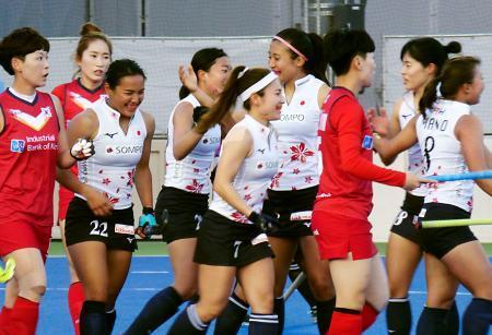 ホッケー女子、日本が韓国を破る 代表強化試合