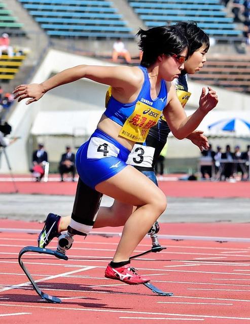 女子パラ１００メートルで日本新記録　兎沢朋美が１６秒７３　兵庫リレーカーニバル