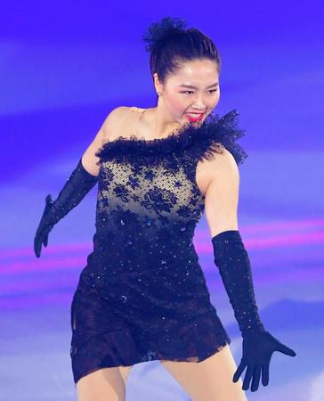 プリンスアイスワールド２０１９横浜公演に出演する樋口新葉＝新横浜スケートセンター（撮影・堀内翔）