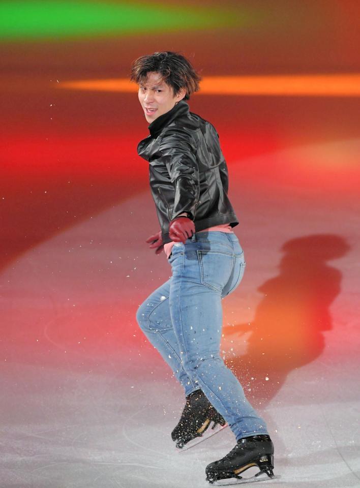 プリンスアイスワールド２０１９横浜公演に出演する田中刑事＝新横浜スケートセンター（撮影・堀内翔）