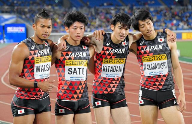 男子１６００ｍリレー・日本４位　米国失格５着から繰り上げ　ウォルシュ「進歩を感じる」