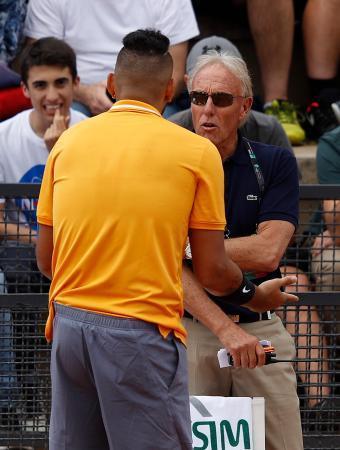 テニス、ニック・キリオスが失格 イタリア国際、審判の判定に激怒