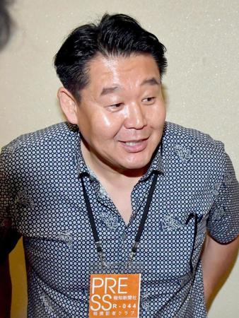 　国技館に訪れた元横綱若乃花の花田勝さん