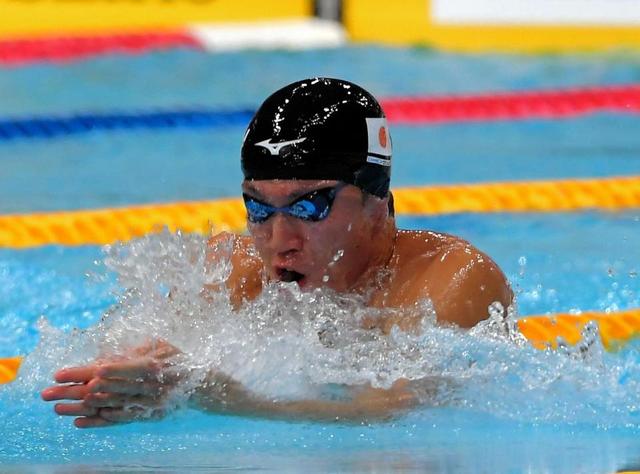 小関也朱篤、第２子誕生が力に　５０Ｍ平泳ぎで予選１位通過「頑張ろうと思った」