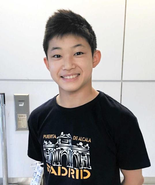 １２歳の玉井陸斗、年齢制限のため東京五輪選考は一発勝負「悔しいけど仕方ない」