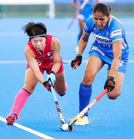 ホッケー日本、インドに敗れ準Ｖ 女子国際大会