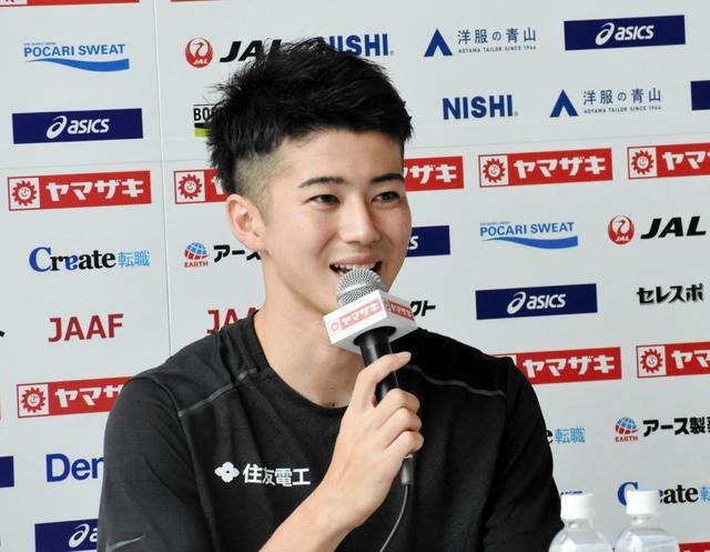 多田修平「ここから復活」　日本選手権、男子１００Ｍへ意気込み