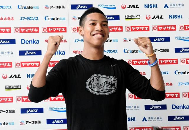 “雨男”サニブラウン「慣れっこなんで大丈夫」、２年ぶり２冠がかかる日本選手権へ