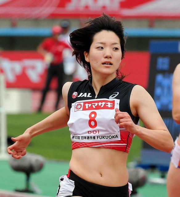 土井杏南が１１秒５５で予選トップ通過　日本選手権女子１００Ｍで