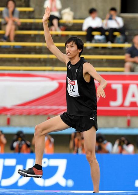 戸辺直人が４年ぶり３度目Ｖ「五輪を見据えて」男子走り高跳び日本記録保持者