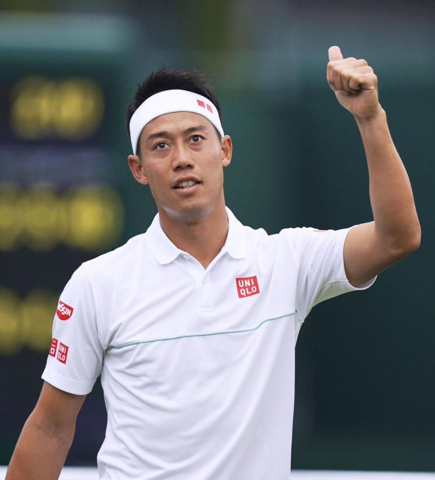 錦織圭 ストレート完勝 ８年連続で初戦突破 １１３位に力の差を見せ付けた スポーツ デイリースポーツ Online