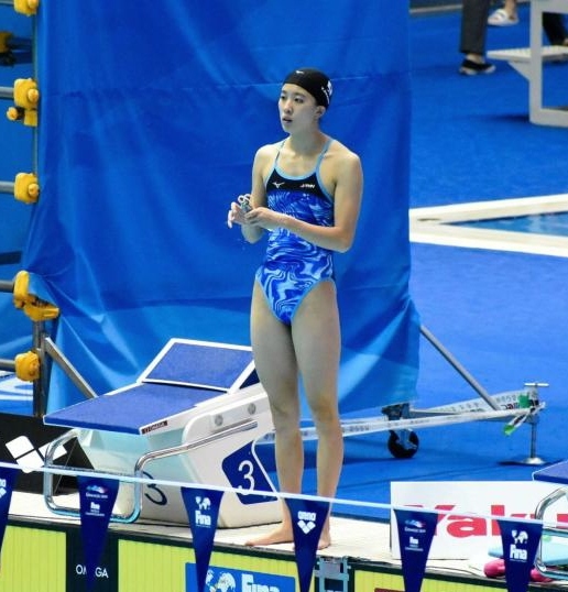 競泳ジャパン「璃花子の分も」で団結　世界選手権本番プールで練習