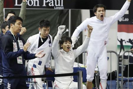 男子エペ、日本は９位 フェンシング世界選手権