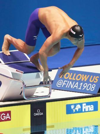 世界水泳 塩浦が男子５０自８位 スポーツ デイリースポーツ Online