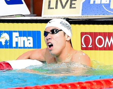 男子１００メートル自由形で５着の松元克央＝東京辰巳国際水泳場（撮影・開出牧）
