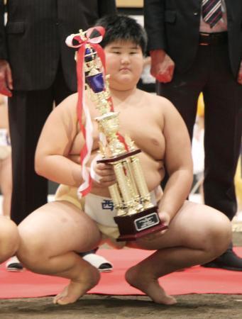 元琴光喜の長男が「大関」にわんぱく相撲全国大会