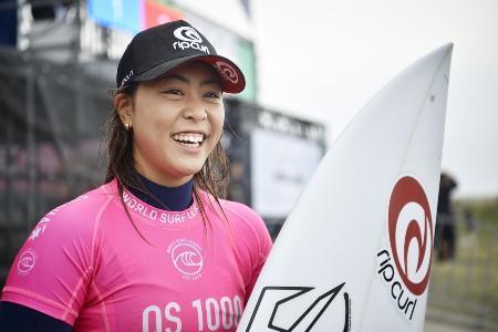 サーフィン、都筑が日本女子初Ｖプロ最高峰ツアー参戦権争う予選