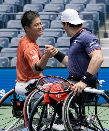 テニス、国枝慎吾が複で決勝進出全米オープン車いすの部