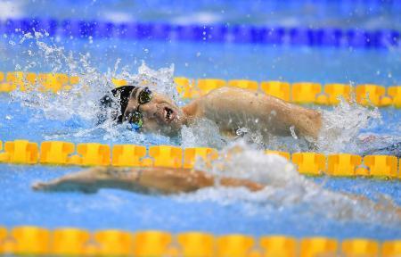 パラ競泳、鈴木２位で日本出場枠１００ｍ自由形、世界選手権