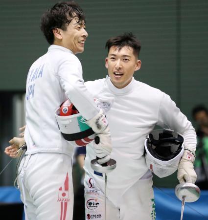 男子エペで見延、山田が決勝全日本フェンシング第３日