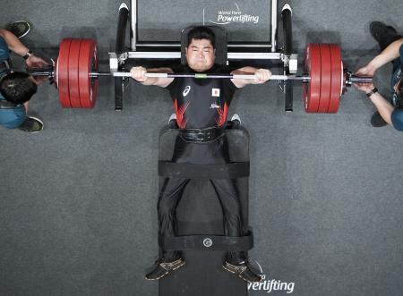 　男子８８キロ級　１９０キロに成功した大堂秀樹＝東京国際フォーラム