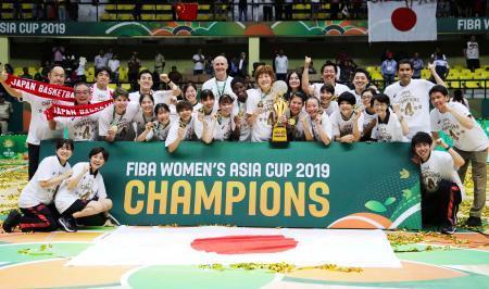 バスケ女子アジア杯、日本４連覇決勝でランキング上位の中国下す