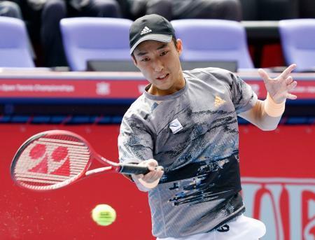 テニス、添田が初の２回戦へ五輪会場で楽天ジャパンＯＰ開幕