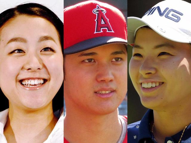 結婚したいスポーツ選手　男性は大谷、女性は渋野、浅田真央さんが１位