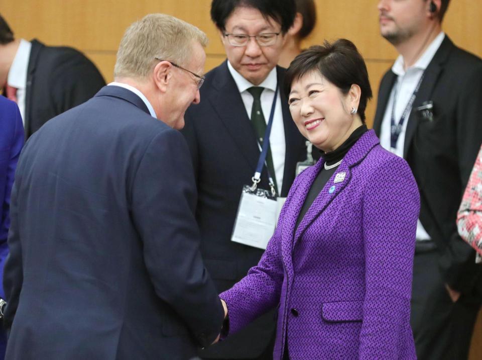 まだ溝深く 小池都知事 イエスといえば コーツ委員長 スピーチしたければどうぞ スポーツ デイリースポーツ Online