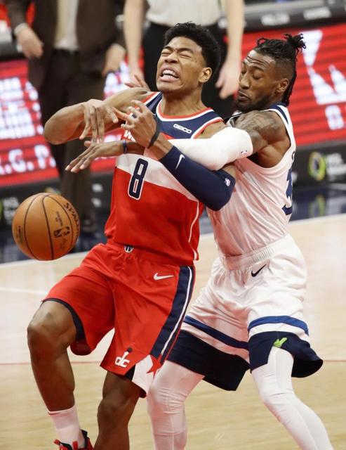 八村どうした？！　前半終わって２得点１リバウンド　ＦＧ成功率１０％