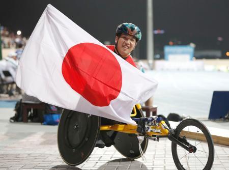 佐藤友祈、２連覇でパラ代表に陸上、伊藤智也は銀メダル