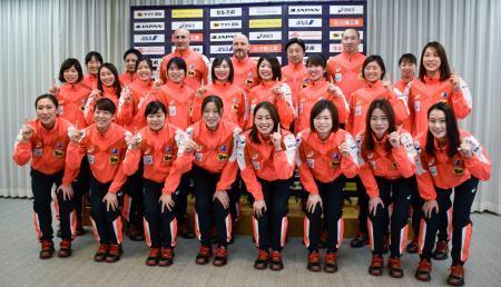 ハンド女子日本代表２１選手発表３０日から熊本で世界選手権