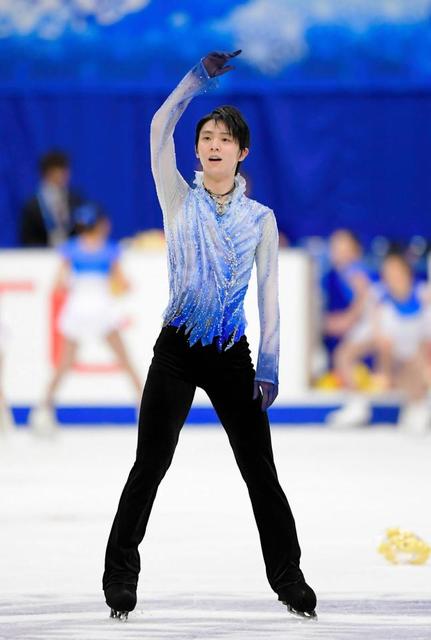 羽生結弦選手、スケートカナダ全2面サイズ、デイリースポーツ - 通販