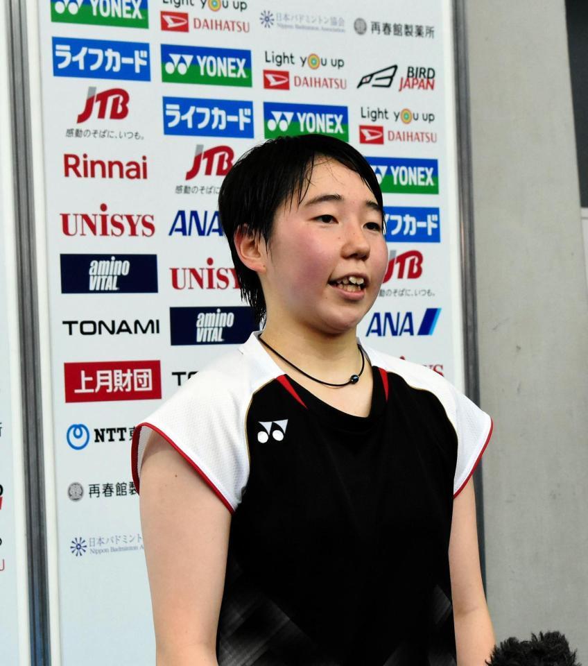 山口茜 １７歳の新星・郡司 憧れ女王・山口茜に１ゲーム先取 惜敗も「楽しかった」/スポーツ/デイリースポーツ online