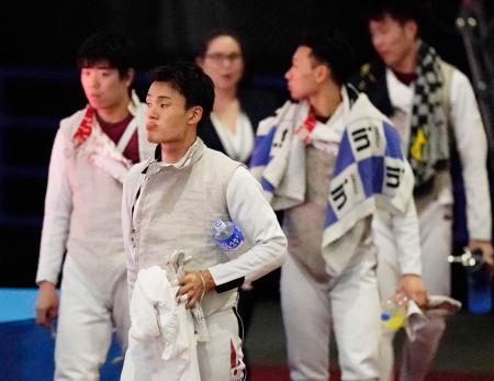 フェンシング、団体は日本８位男子フルーレ高円宮杯Ｗ杯