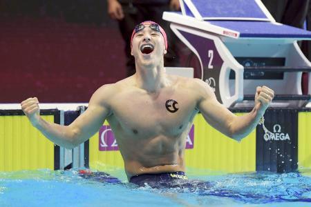 競泳、瀬戸が短水路世界新で１位国際リーグ決勝大会