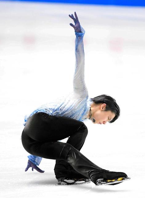 羽生が羽生を超えた！SP自己最高で貫録首位 マイナーチェンジで