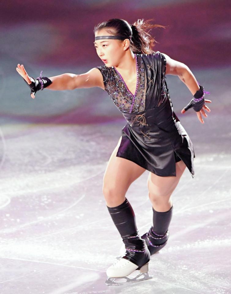 メダリスト・オン・アイスに登場した坂本花織（撮影・堀内翔）